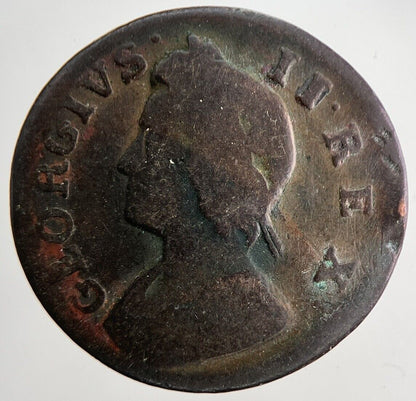 1739 George II 2nd Farthing Coin | Collectable Grade | a7934