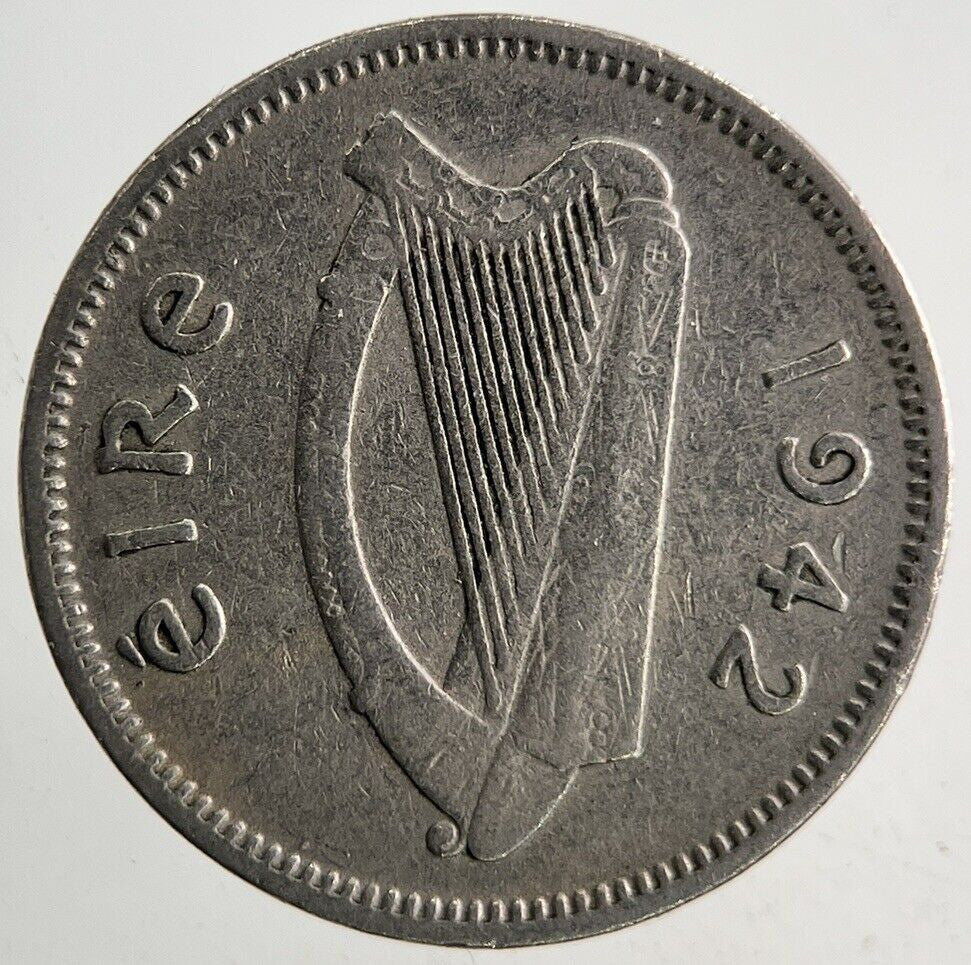 1942 Irish Threepence Coin | Fine Collectable Grade