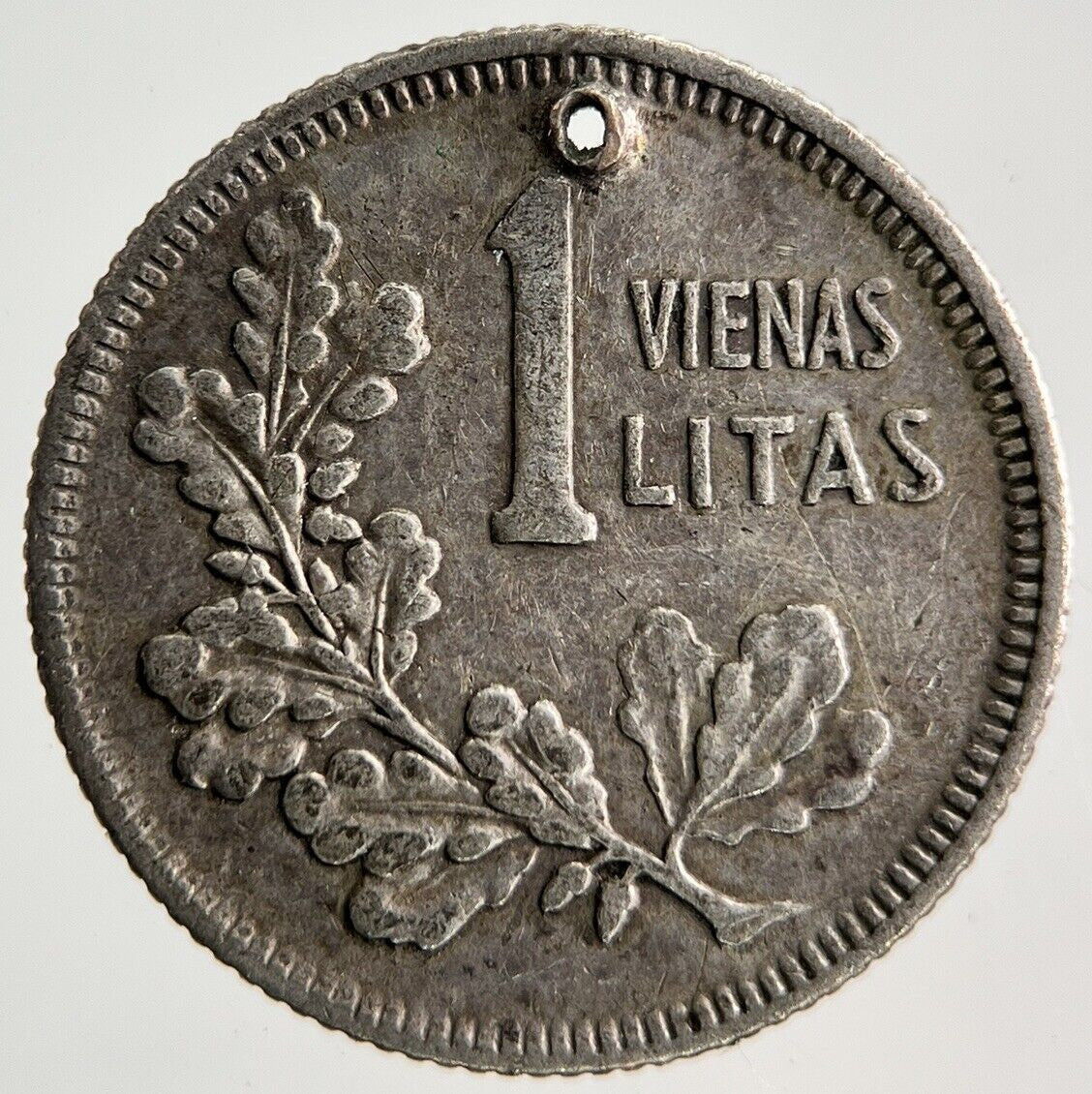 1925 Lithuania 1 Litas Silver Coin | Fine Collectable Grade