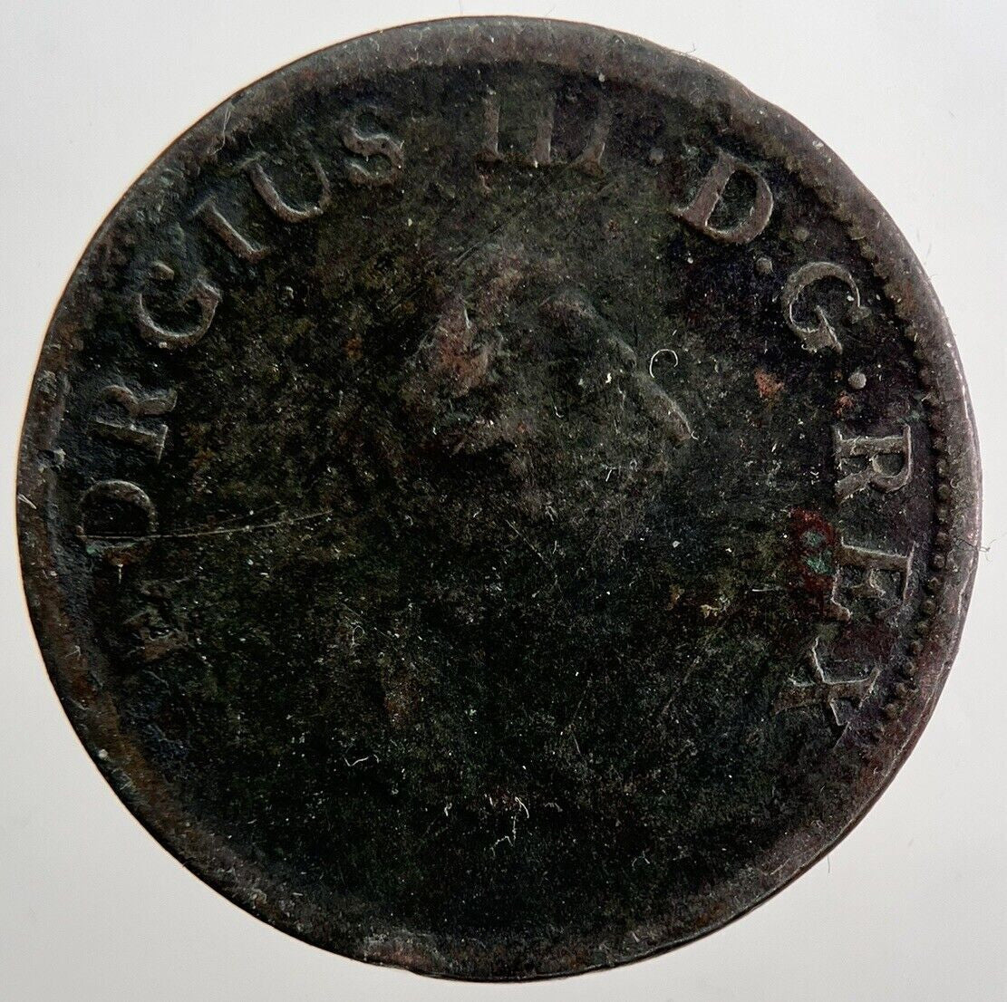 1805 Irish Hibernia Half - Penny Coin | Fine Collectable Grade | a6054