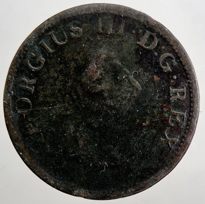 1805 Irish Hibernia Half - Penny Coin | Fine Collectable Grade | a6054