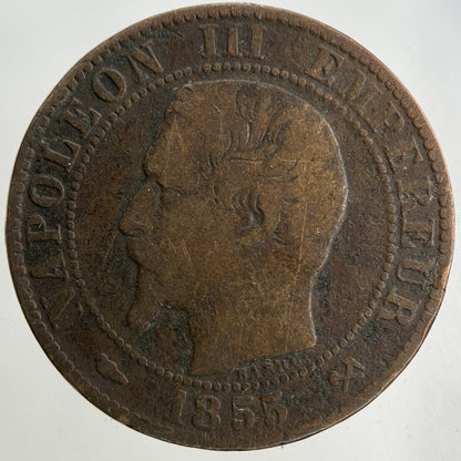 1855 France 5 Centimes Coin | Collectable Grade
