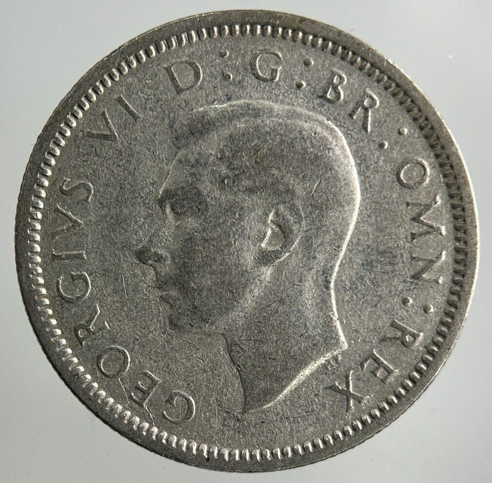 1944 George VI Sixpence Silver Coin | Fine Collectable Grade