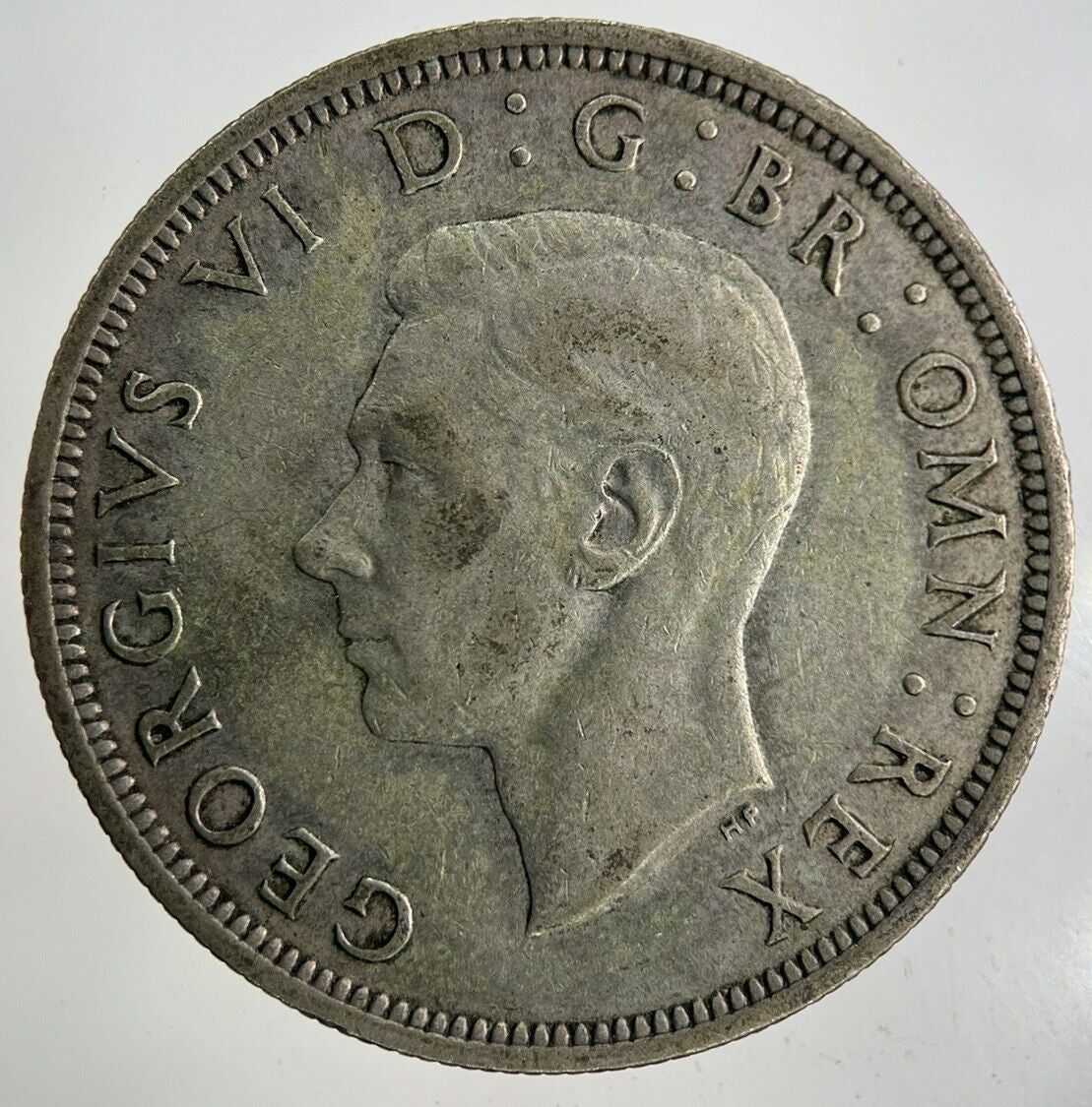 1940 George VI Half - Crown Silver Coin | Fine Collectable Grade
