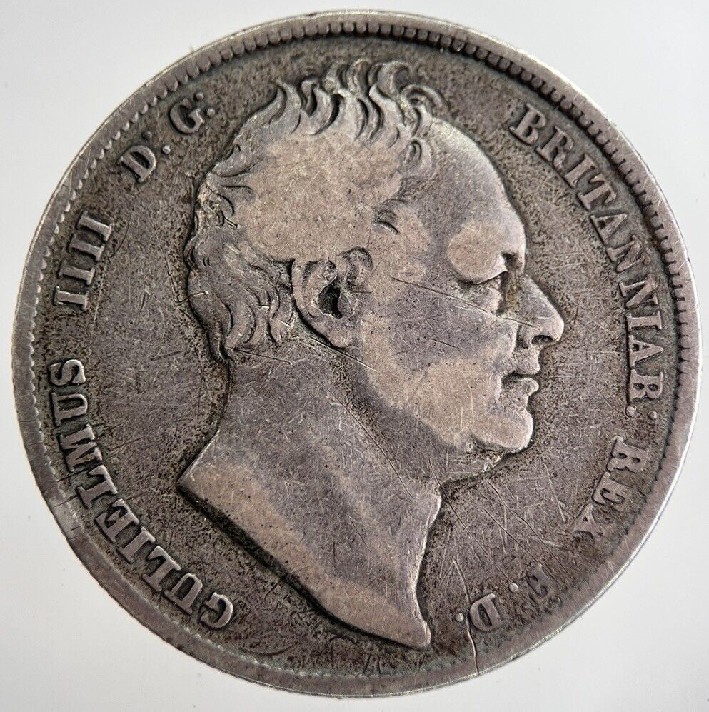 1836 William IIII IV Half - Crown Silver Coin | Fine Collectable Grade a8595