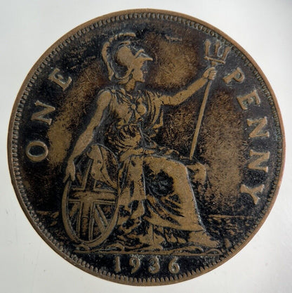 1936 George V One Penny Coin | Fine Collectable Grade
