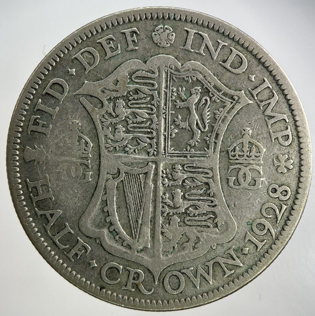1928 George V Half - Crown Silver Coin | Collectable Grade