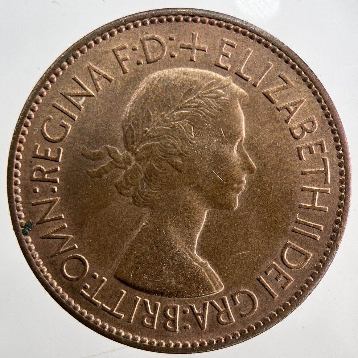 1953 Elizabeth II 2nd One Penny Coin | Very High Grade