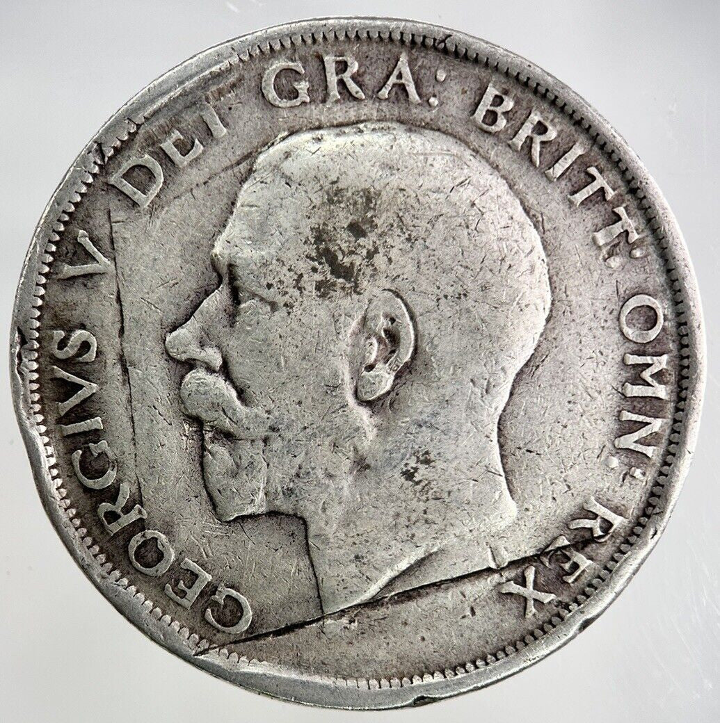 1916 George V Half - Crown Silver Coin | Collectable Grade