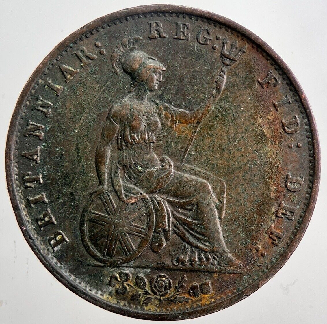 1854 Victoria Half - Penny Coin | Very Fine Grade | a6023