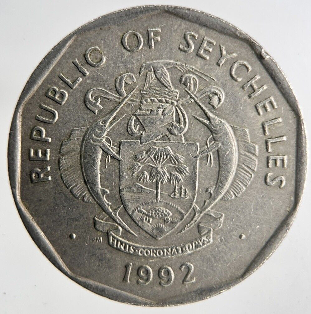 1992 Seychelles 5 Rupee Coin | Fine Collectable Grade