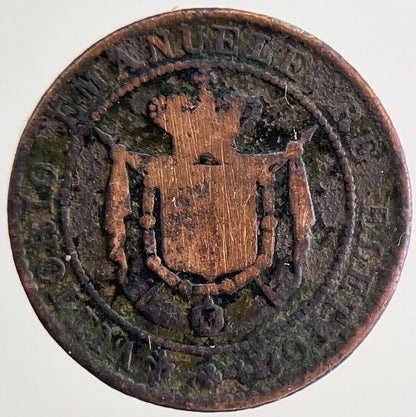 1859 Italy Tuscany 1 Centesimo Coin | Collectable Grade | a8938