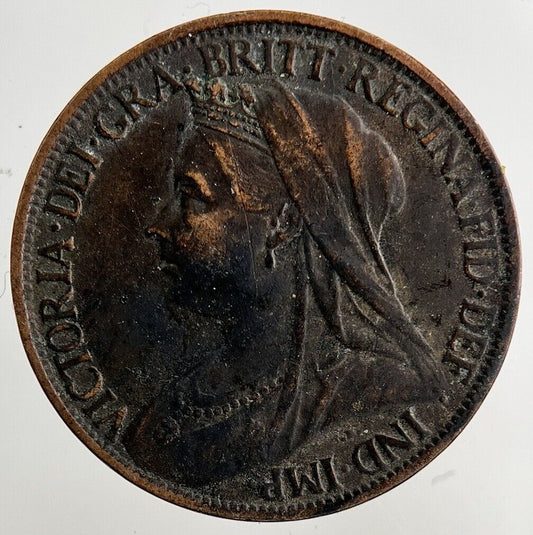 1897 Victoria Farthing Coin | Fine Collectable Grade