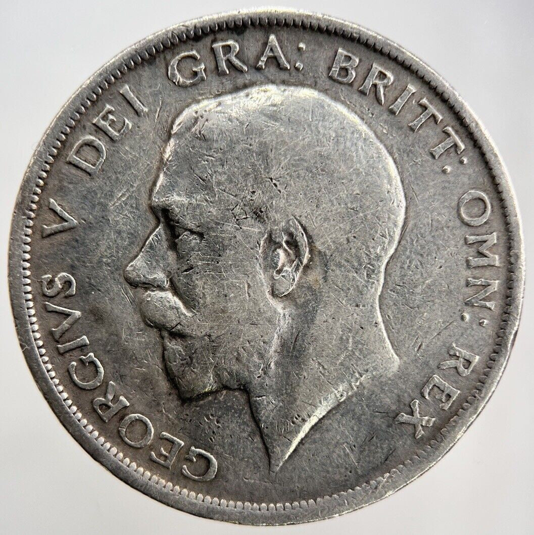 1916 George V Half - Crown | British Silver Coin | Collectable Grade | a340