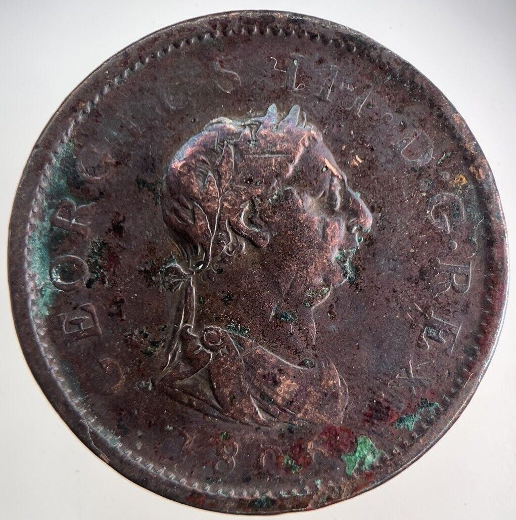 1806 George III 3rd One Penny Coin | Fine Collectable Grade | a9909