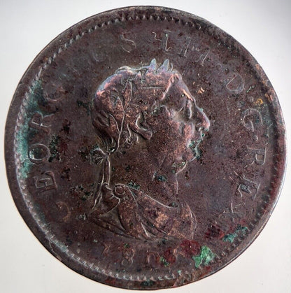 1806 George III 3rd One Penny Coin | Fine Collectable Grade | a9909