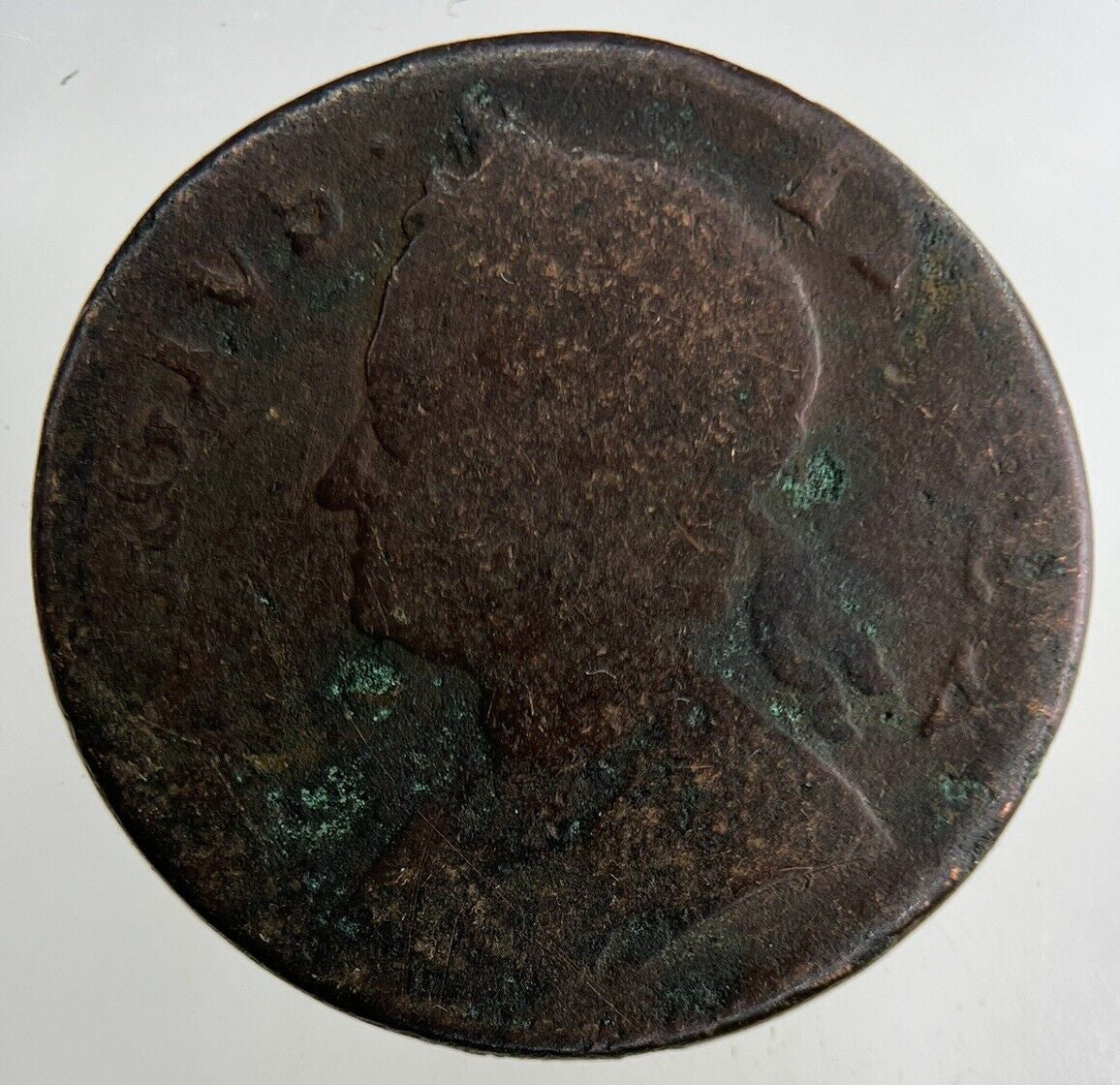 1749 George II 2nd Half-Penny Coin | Collectable Grade