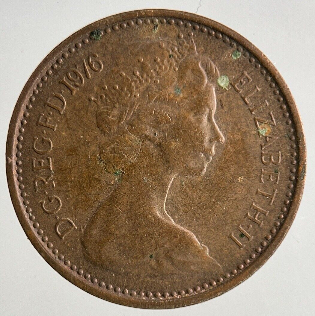 1976 Elizabeth II 2nd New 1/2 Half - Penny Coin | Fine Collectable Grade