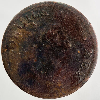 Irish Hibernia Half - Penny Coin | Fair Grade