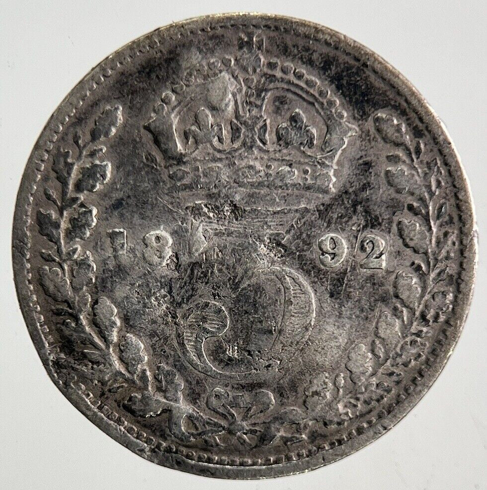 1892 Victoria Threepence Silver Coin | Collectable Grade