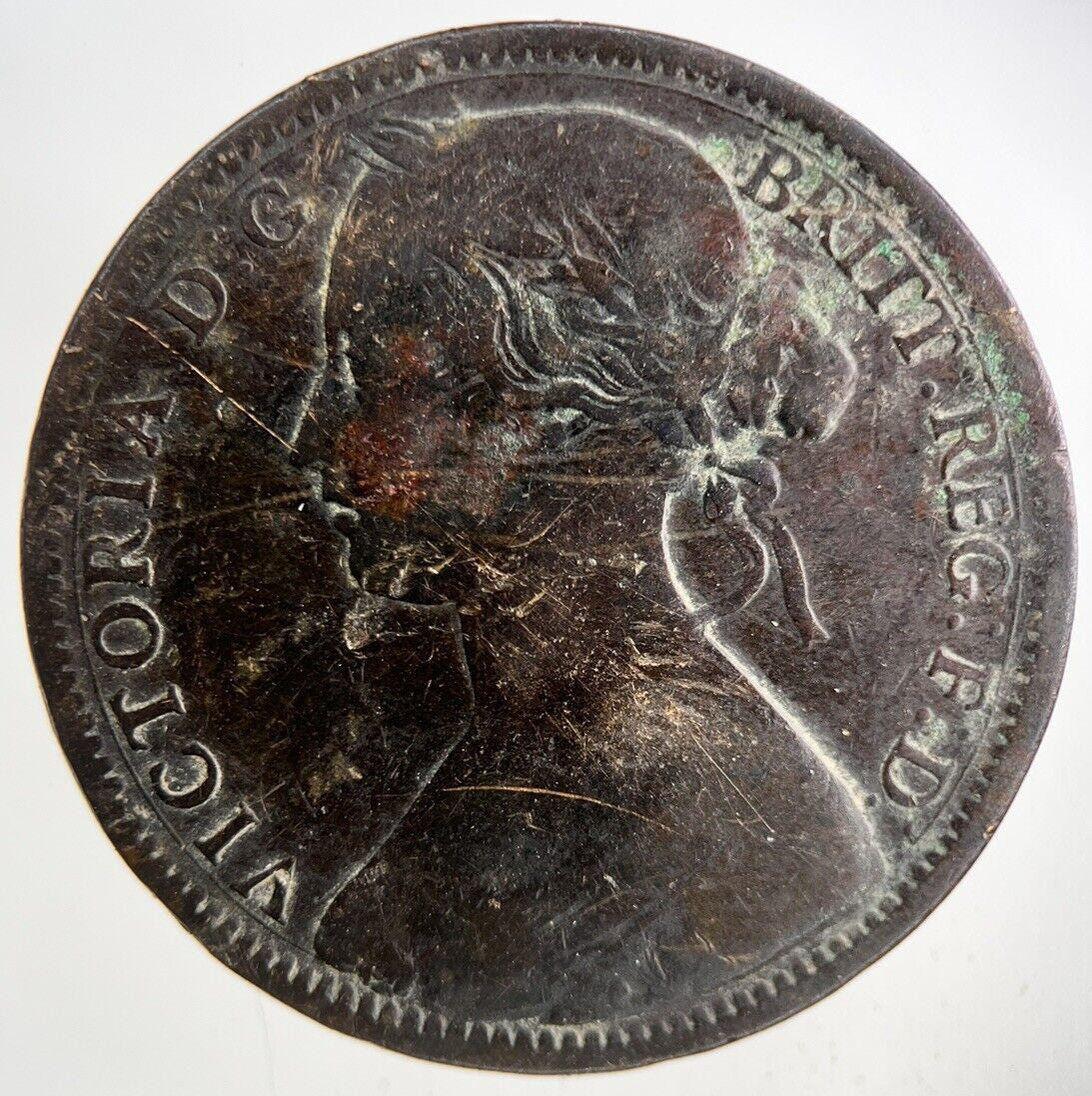 1865 Victoria One Penny Coin | Collectable Grade