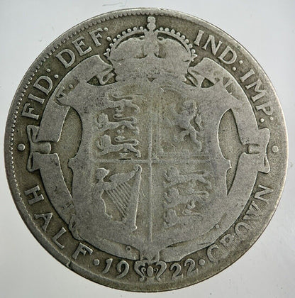 1922 George V Half - Crown Silver Coin | Collectable Grade