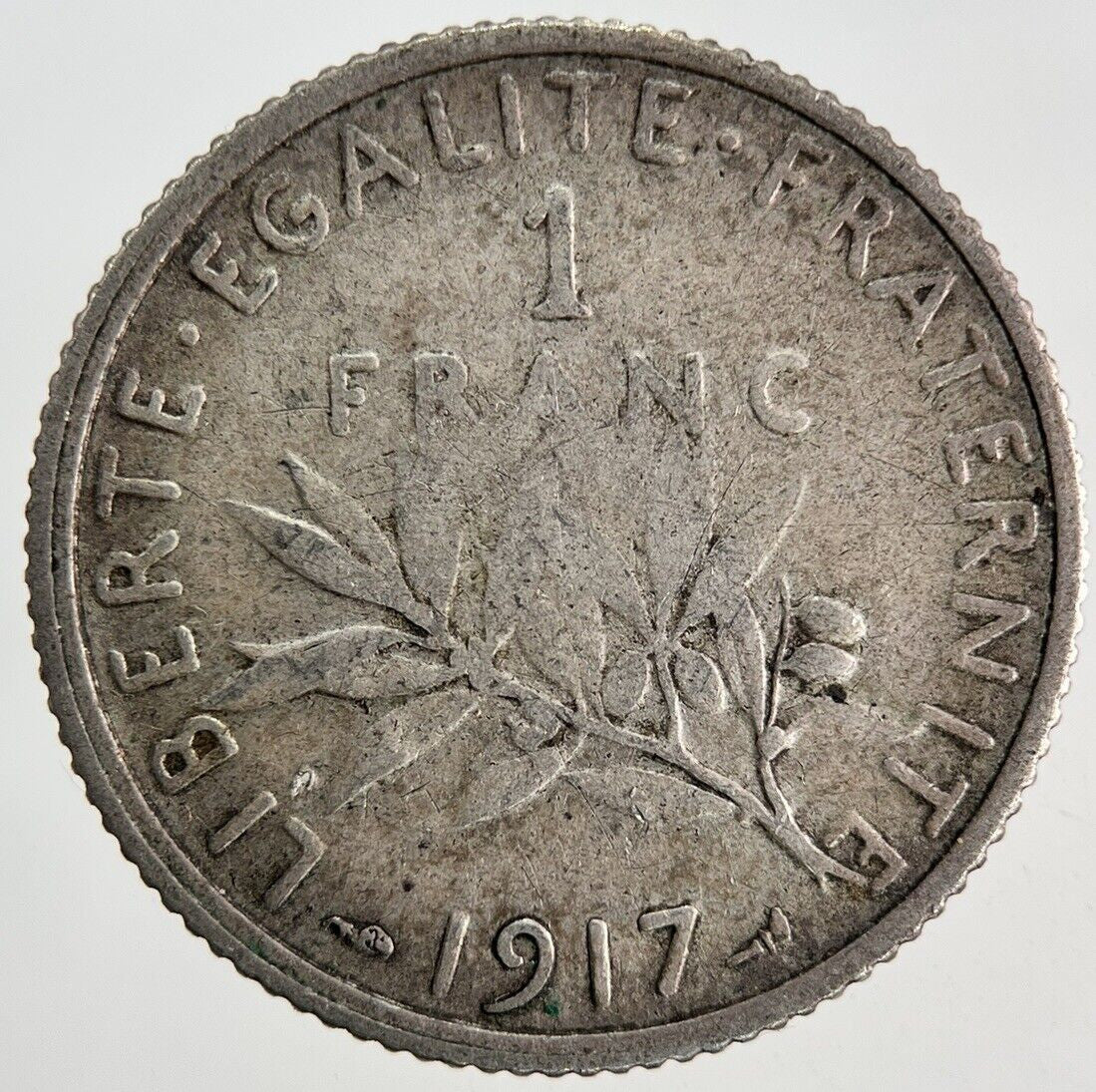 1917 France Silver 1 Franc Coin | Collectable Grade