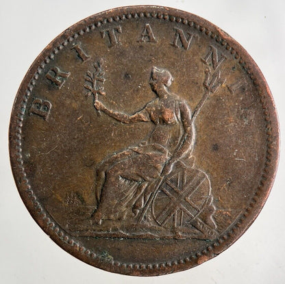 1806 George III 3rd Half-Penny Coin | Very High Grade
