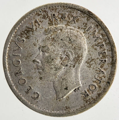 1937 South Africa Threepence Silver Coin | Fine Collectable Grade