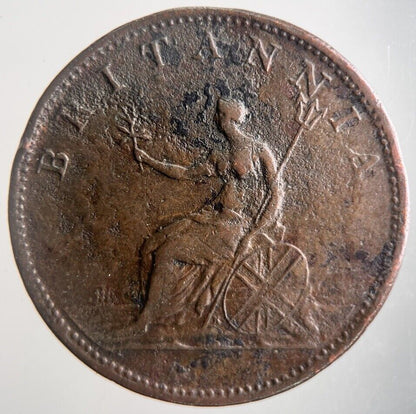1806 George III 3rd Half - Penny Coin | Fine Collectable Grade | a4397