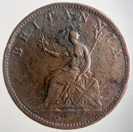 1806 George III 3rd Half - Penny Coin | Fine Collectable Grade | a4397
