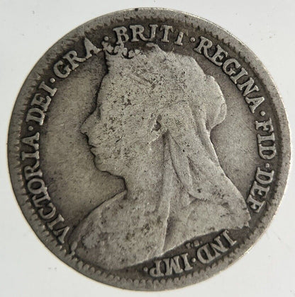1896 Victoria Threepence Silver Coin | Fine Collectable Grade