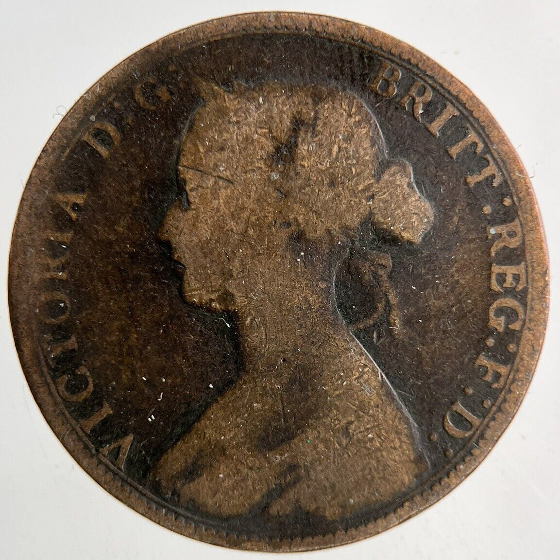 1863 Victoria Half-Penny Coin | Collectable Grade