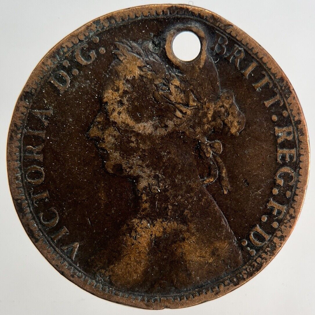 1876 - H Victoria Half - Penny Coin | Collectable Grade