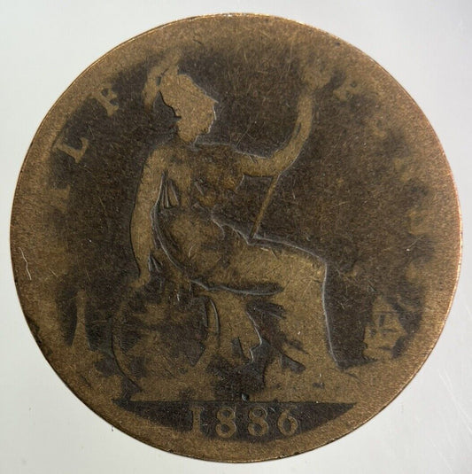 1886 Victoria Half - Penny Coin | Collectable Grade