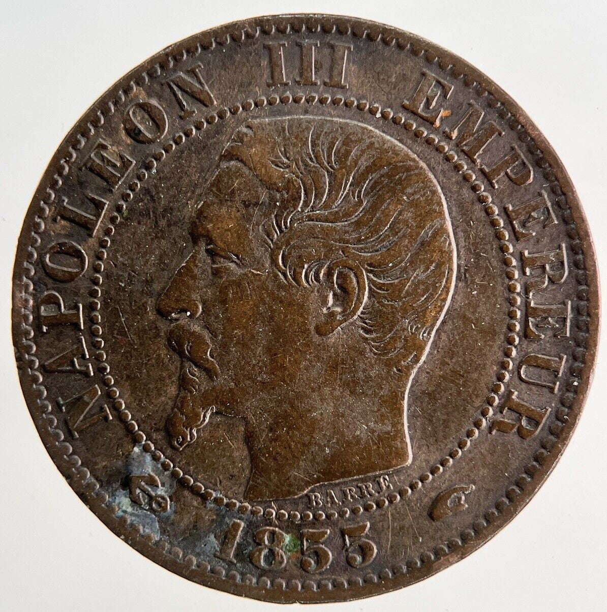 1855 France 5 Centimes Coin | Very High Grade