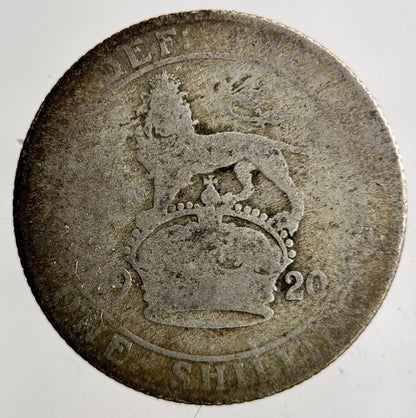 1920 George V Shilling Silver Coin | Fair Grade