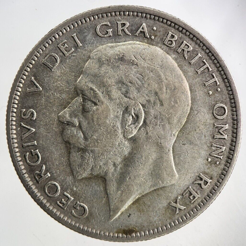 1928 George V Half - Crown Silver Coin | Fine Collectable Grade