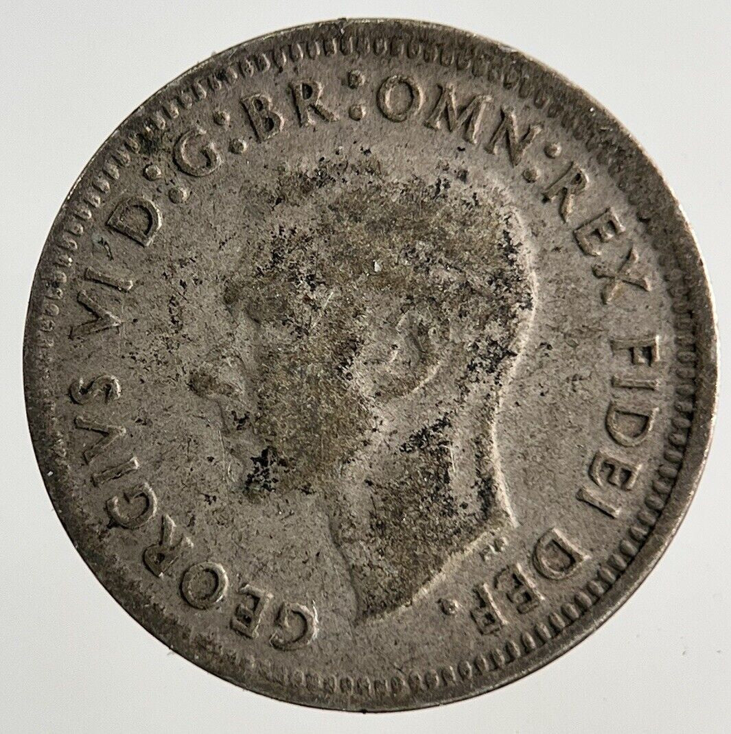 1950 Australia Threepence Silver Coin | Fine Collectable Grade