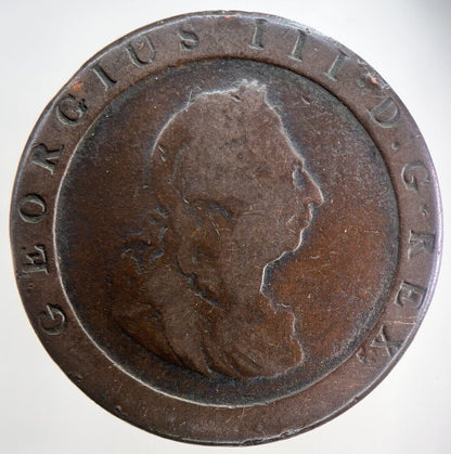 1797 George III 3rd Cartwheel Penny Coin | Collectable Grade