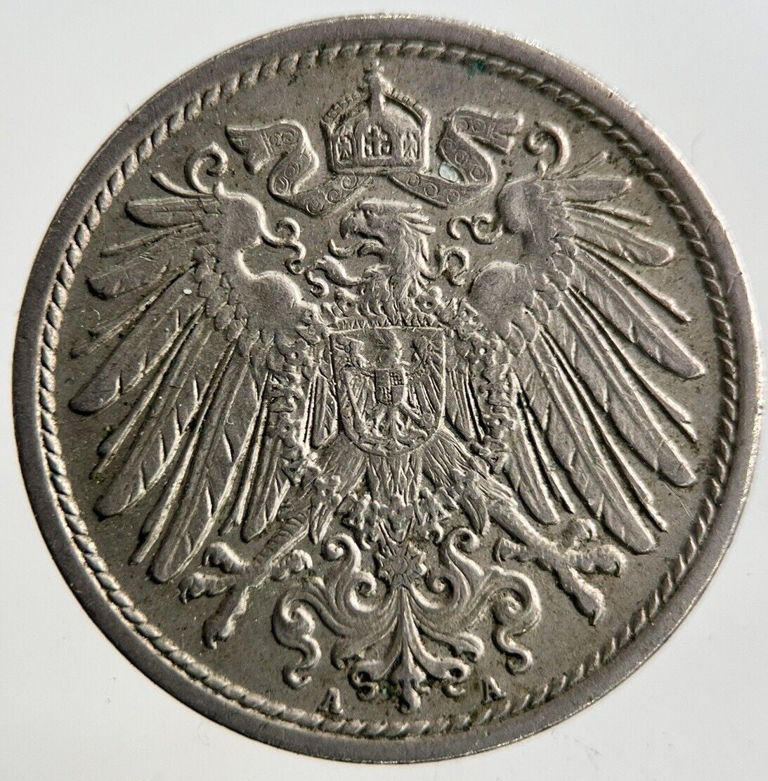 1907 Germany 10 Pfennig Coin | Fine Collectable Grade