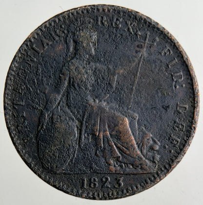 1823 George IV Farthing Coin | Collectable Grade