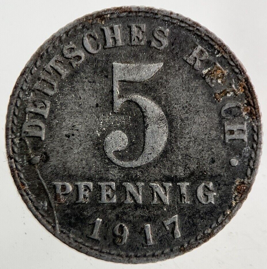 1917 Germany 5 Pfennig Coin | Collectable Grade