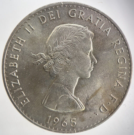 1965 Winston Churchill Crown Coin | Fine Collectable Grade | a382