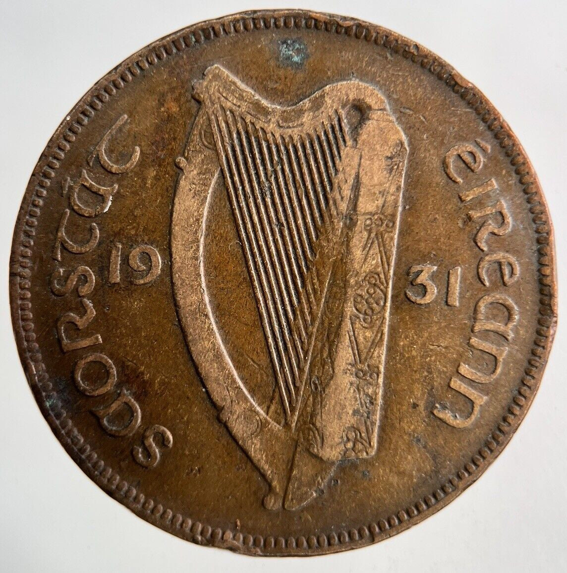 1931 Irish One Penny Coin | Collectable Grade
