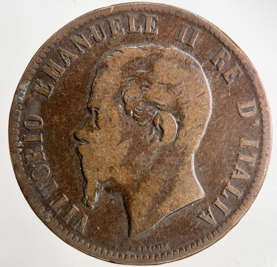 1863 Italy 10 Centesimi Coin | Collectable Grade