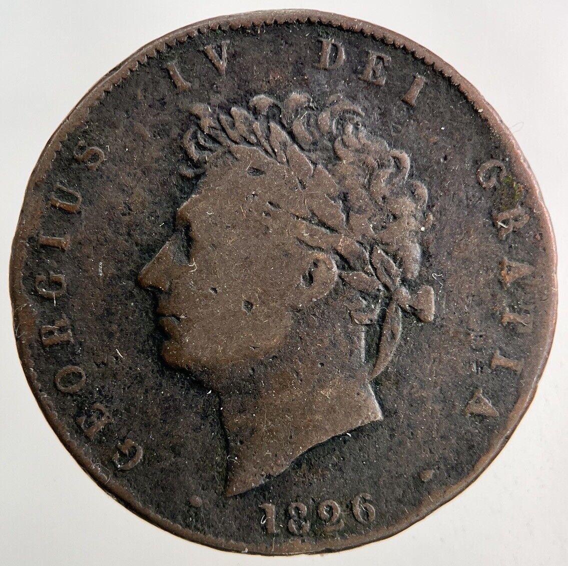 1826 George IV Half-Penny Coin | Collectable Grade