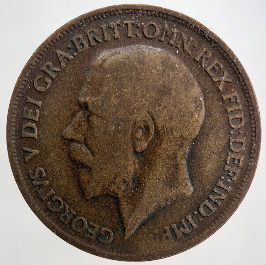 1917 George V One Penny Coin | Collectable Grade