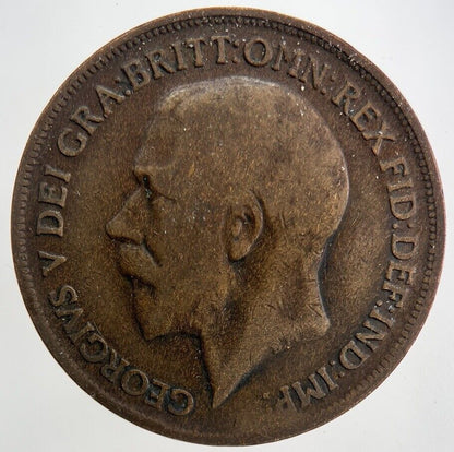 1917 George V One Penny Coin | Collectable Grade