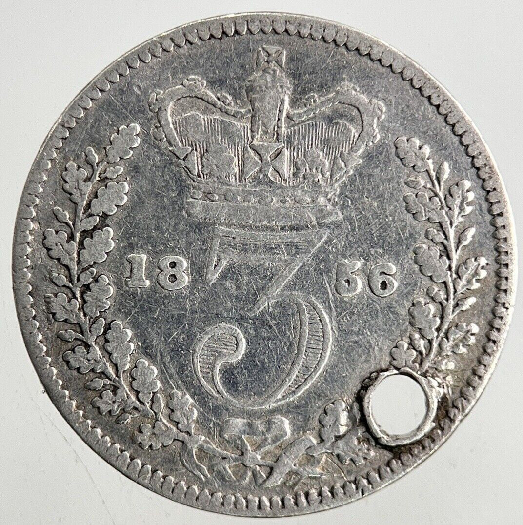 1856 Victoria Threepence Silver Coin | Collectable Grade